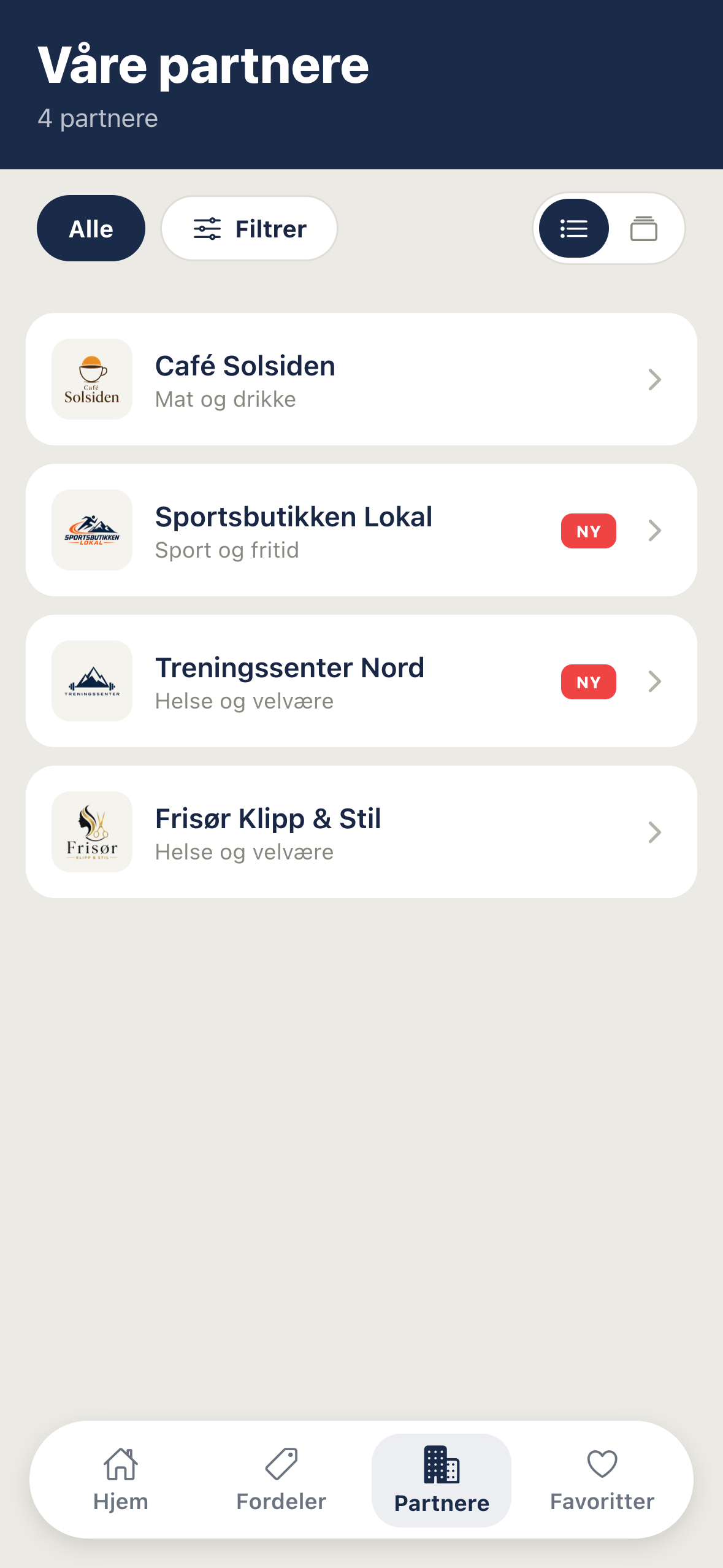Partnere-fanen i KlubbLink